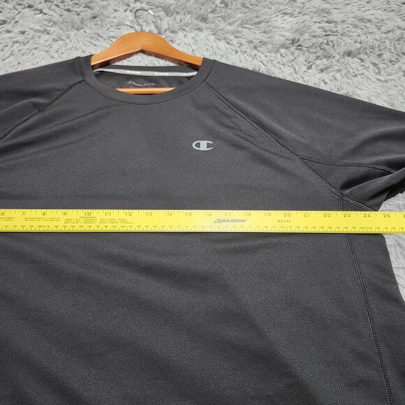 Champion Vapor Shirt Mens Size XL Black Athletic Performance Lightweight Tee - Picture 6 of 9